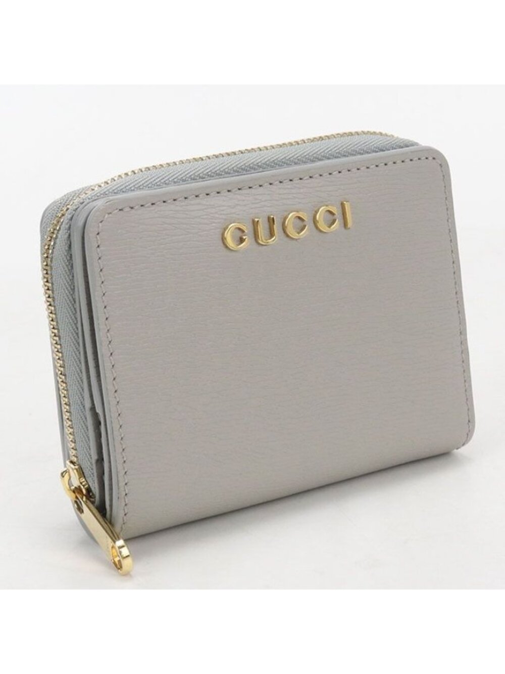 Gucci Mini Wallet Script Bifold Leather
